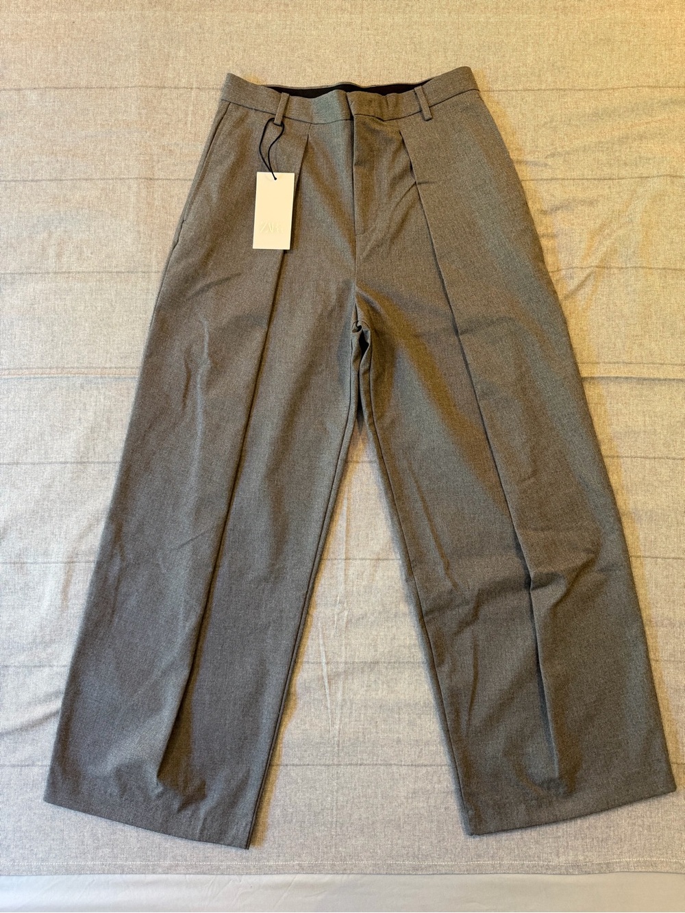 Zara Mens Relaxed pleated Trouser